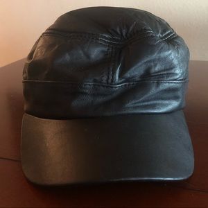 Leather cap